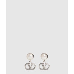 크리스털 장식 VLOGO SIGNATURE 이어링 6W2J0X