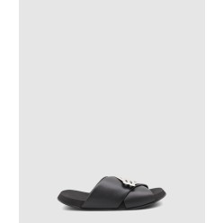 가죽 오픈 토 슬라이더 828478