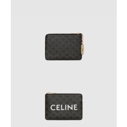 동전 지갑  프린트 트리옹프 캔버스 10C662