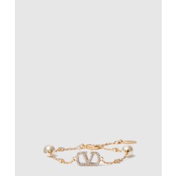 진주 장식 브레이슬릿