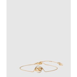 가라바니 브이로고 시그니쳐 메탈 이미테이션 펄 브레이슬릿