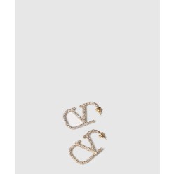 크리스탈 브이로고 시그니처 이어링