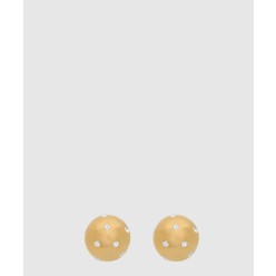 반원형 크리스탈 귀걸이 763146