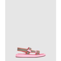 핑크 아이콘 스트라이프 샌들 8042675