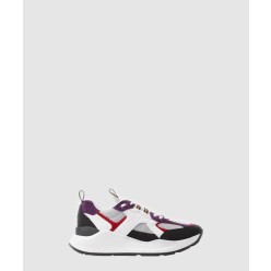 레더 스웨이드 메시 스니커즈 80618731