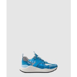 레더 스웨이드 체크 스니커즈 80668351