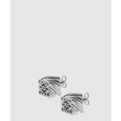 트위스트 애너그램 스터드 이어링