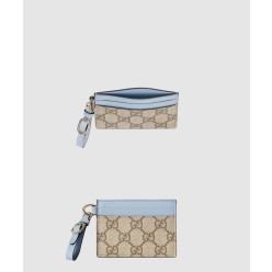 GG 엠블럼 스트랩 카드 케이스 819121