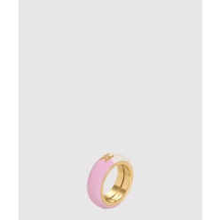 레진과 골드 장식 신주 반지 461VC6