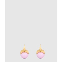 레진과 골드 장식 신주 귀걸이 461VD6