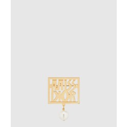 레터링 장식 브로치 V1407