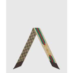 프린트 실크 넥 보우 756937