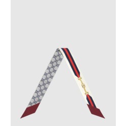 프린트 실크 넥 보우 756937