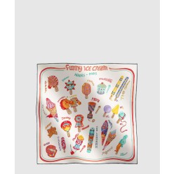 Funny Ice Cream 스카프 90
