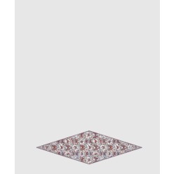 Toile de Jouy Papillon Dior 다이아몬드 스카프 52TJP