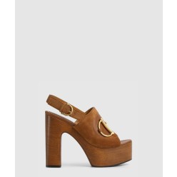 호스빗 장식이 있는 플랫폼 샌들 834420