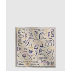 Inventaire Poetique pour un Conte Sellier  스카프 90