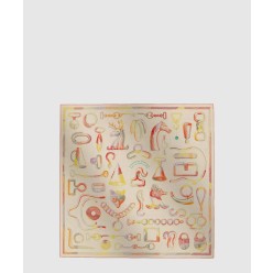 Inventaire Poetique pour un Conte Sellier  스카프 90