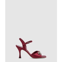 크리스탈 호스빗 장식이 있는 샌들 834342