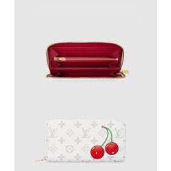 LV x TM Zippy Wallet 지피 월릿 무라카미 컬렉션 M14240