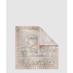 Pony Pit Stop 더블 페이스 스카프 90