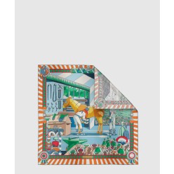 Pony Pit Stop 더블 페이스 스카프 90