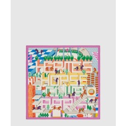 Horse Club Detail  스카프 90