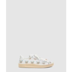 로이코 샤 드 라 메종 모티프 나파 카프스킨 스니커즈