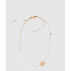 진주 및 메탈 초커 5IC066