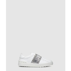 가라바니 락스터드 언타이틀드 송아지 가죽 스니커즈 UW2S0A