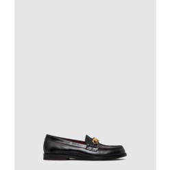 V로고 송아지 가죽 로퍼 1Y2S0G