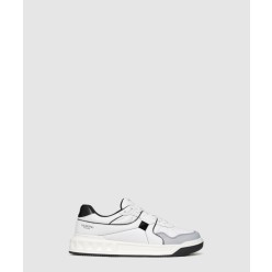 나파 가죽 원 스터드 로우탑 스니커즈 WY2S0E