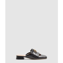 브이로고 시그니처 프린지 장식 카프스킨 모카신 뮬 WS0LP8