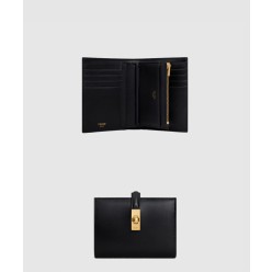 새틴 송아지 가죽 동전 지갑 10M483