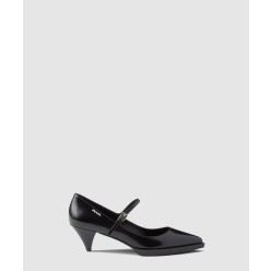 브러쉬드 가죽 펌프스 1I751N