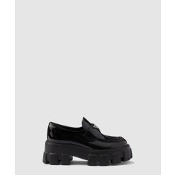 모노리스 에나멜 가죽 레이스업 슈즈 1E255N