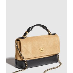 핸들 장식의 라지 플랩백 AS5637