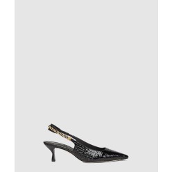 가죽 미디움 힐 슬링백 8J8577