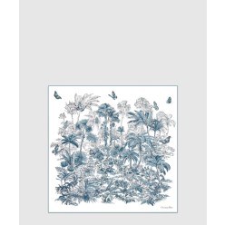 Dioriviera Toile de Jouy Palms 90 스퀘어 스카프 54JOP