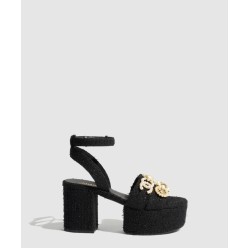 트위드 샌들 G46423