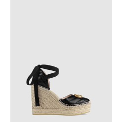 가죽 플랫폼 에스파드릴 573023