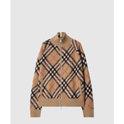 체크 울 모헤어 블렌드 재킷