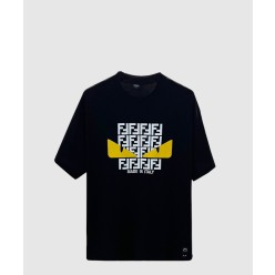 몬스터 로고 프린트 반팔