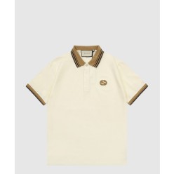 인터로킹 G 코튼 폴로 셔츠