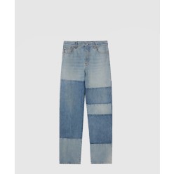 루즈핏 코튼 데님 팬츠