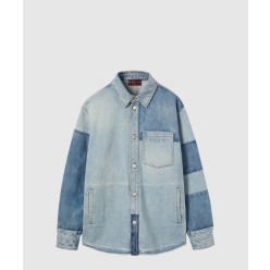 코튼 데님 셔츠