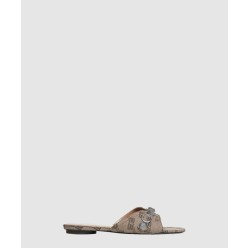 카골 로고패턴 자카드 샌들 브라운 707368