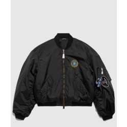 라지 핏 보머 재킷