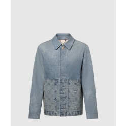 사이클드 데님 캔버스 재킷