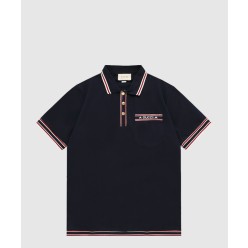 스트레치 비스코스 폴로 탑